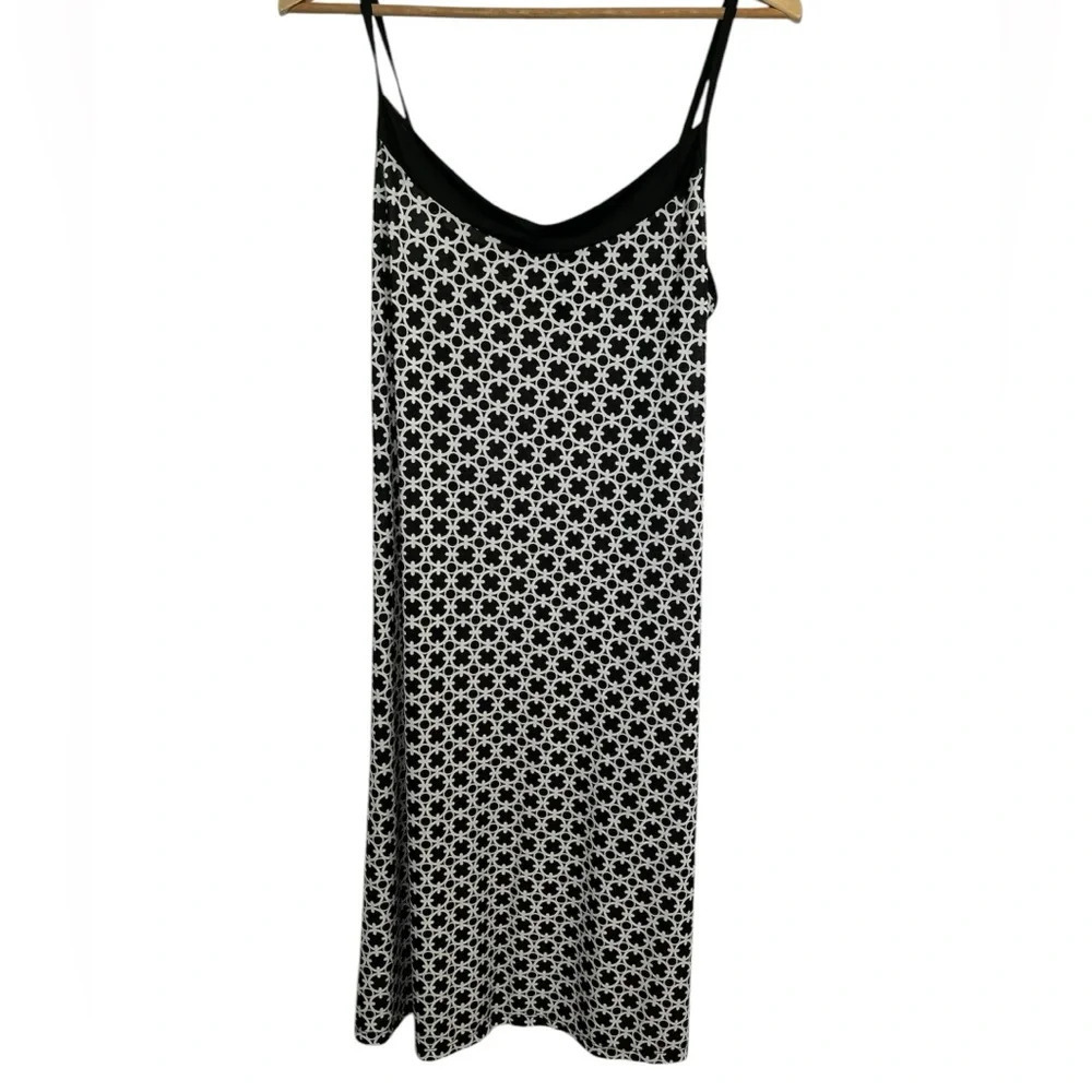 FREE with any purchase - Black and White patterned Slip Dress size XL